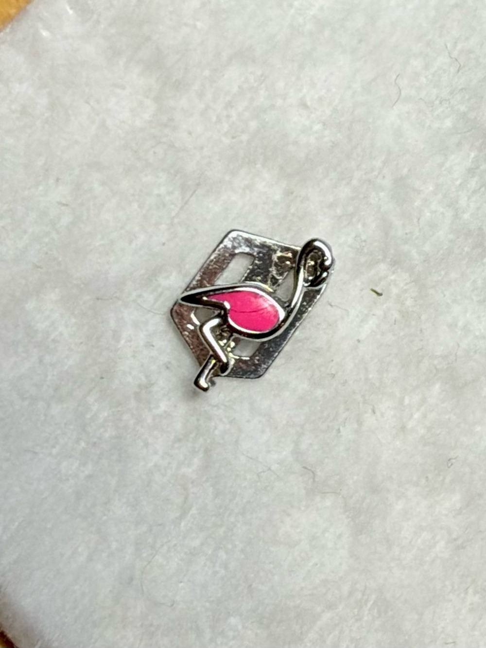 KEEP Collective Pink Flamingo Enamel Charm